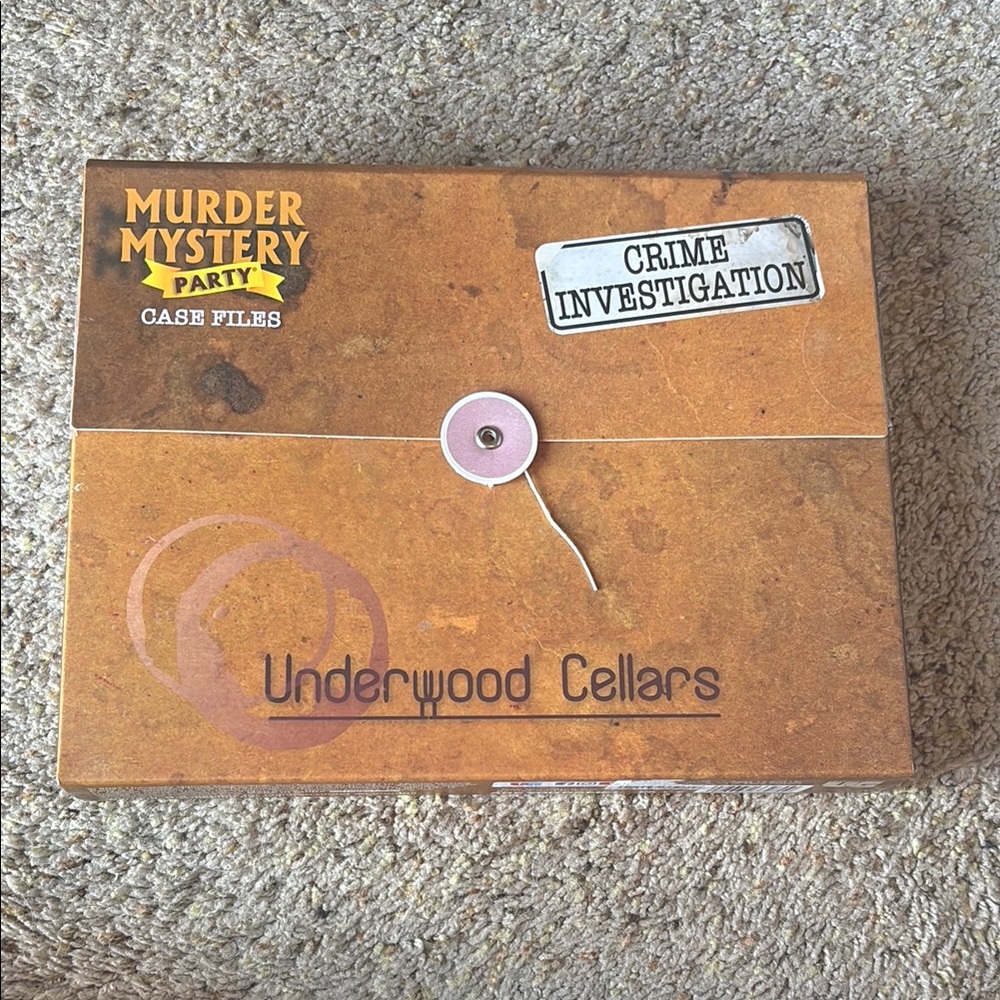 Murder Mystery Party Case Files